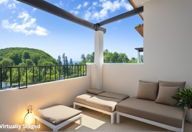 Superb three bedroom, na południowy wschód od duplex penthouse, w bramie miejskiej Los Pinos de Nagueles na Golden Miley Marbella