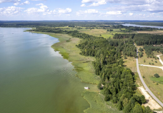 1h Teren z linią brzegową j. TAŁTY na Szlaku WJM