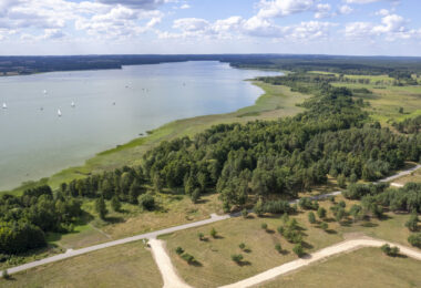 1h Teren z linią brzegową j. TAŁTY na Szlaku WJM