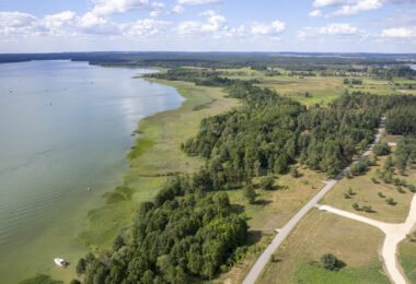 1h Teren z linią brzegową j. TAŁTY na Szlaku WJM