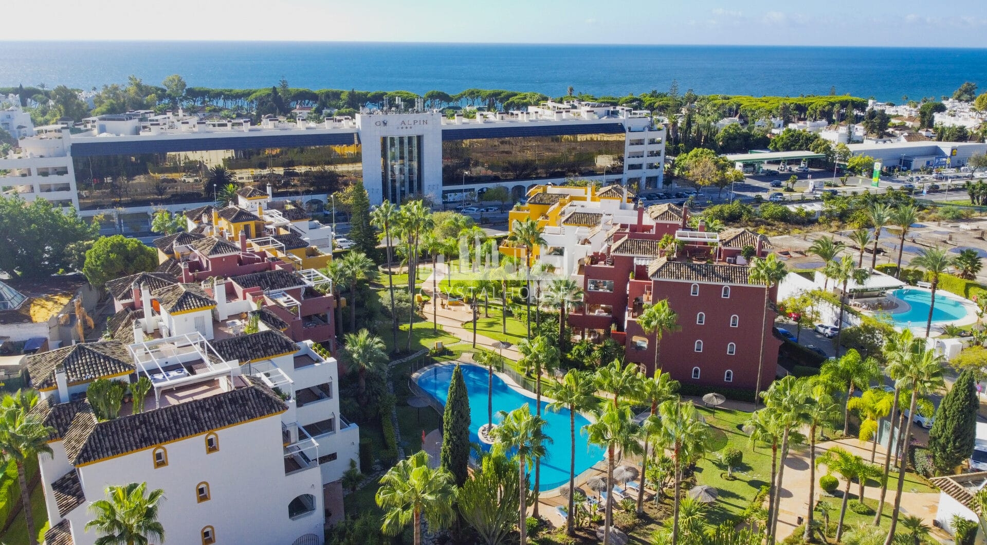 Znajdowały się tu dwie sypialnie, na zachód, naprzeciwko apartamentu, El Infantado w Golden Mile w Marbella