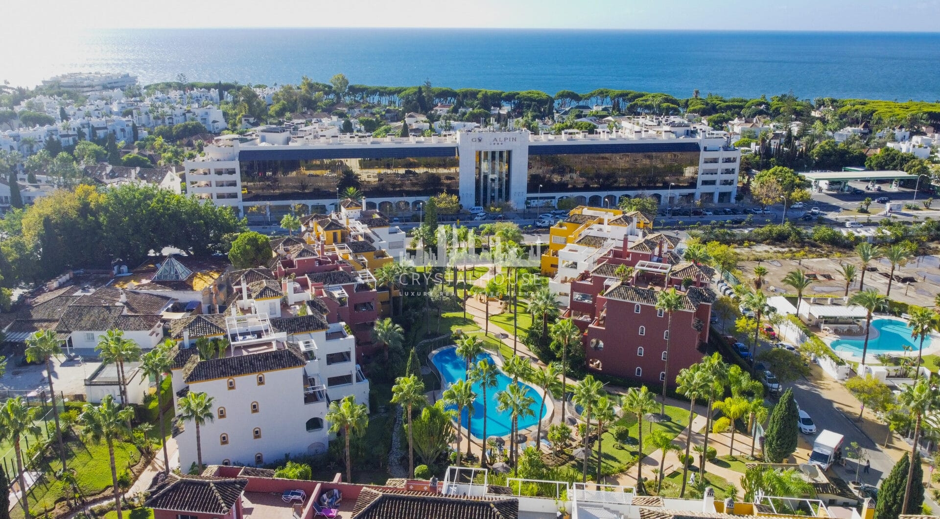 Znajdowały się tu dwie sypialnie, na zachód, naprzeciwko apartamentu, El Infantado w Golden Mile w Marbella