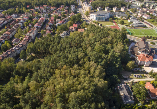 Działka budowlana z lasem POZWOLENIE NA BUDOWĘ