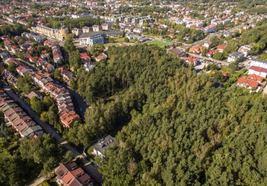 Działka budowlana z lasem POZWOLENIE NA BUDOWĘ