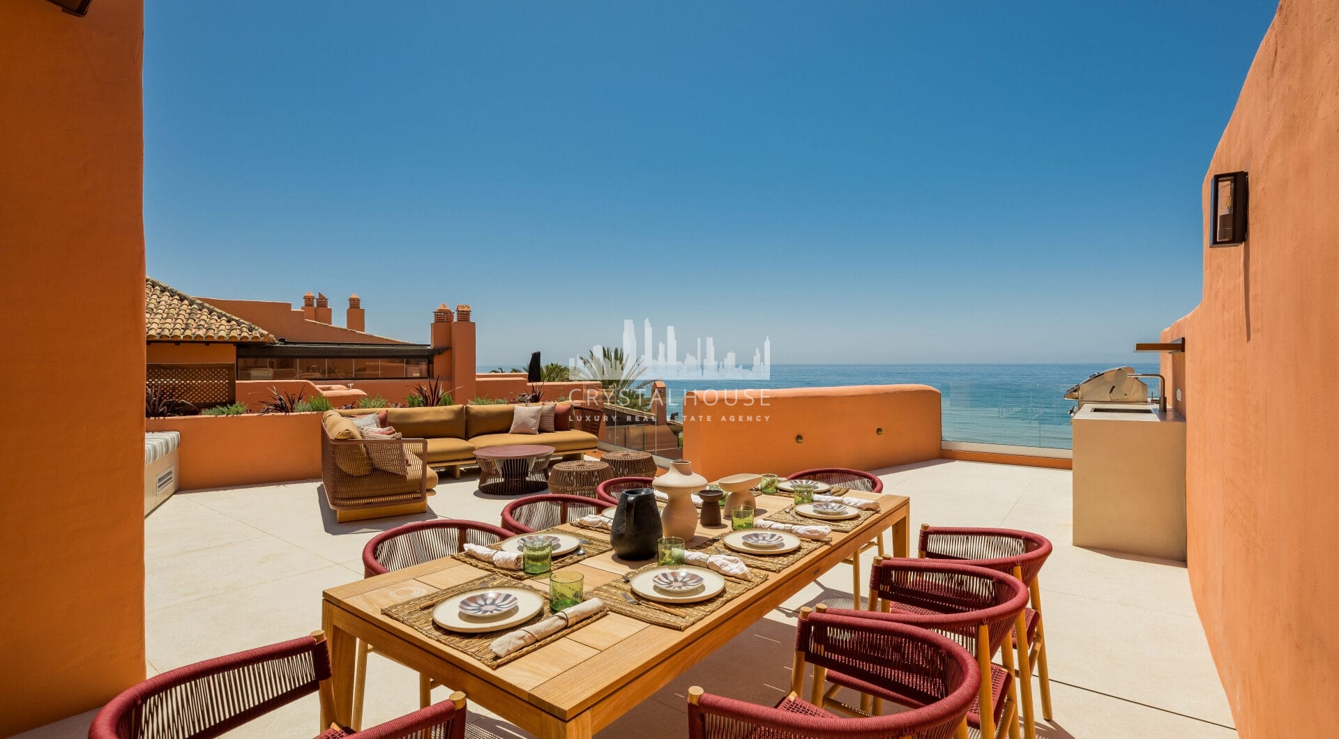 Luksusowy Dwupoziomowy Penthouse z Bezpośrednim Dostępem do Plaży w Los Monteros Playa, Marbella