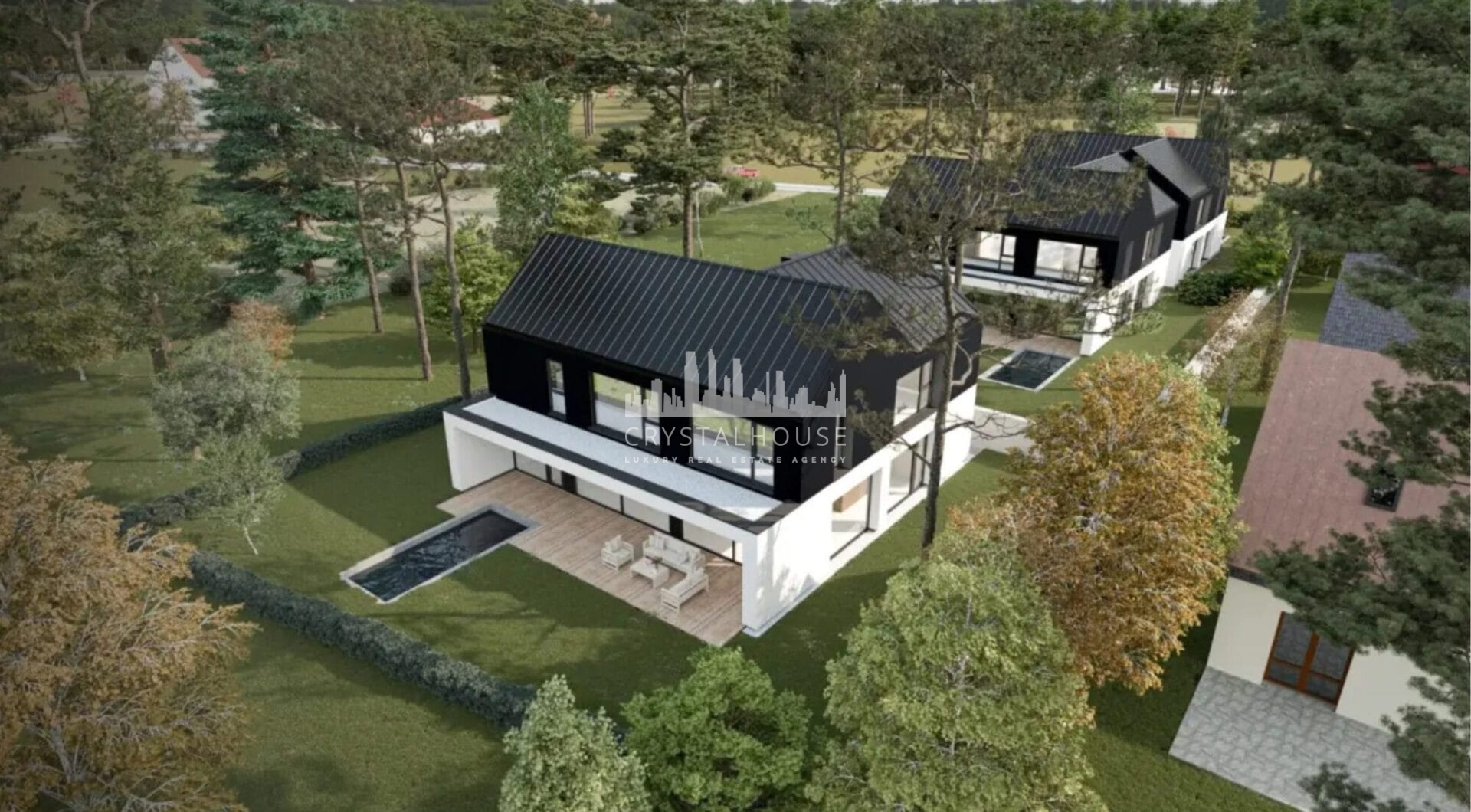 Luksusowe Ville w sąsiedztwie lasu | Wawer