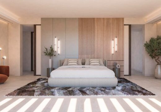 Zaprojaktowane przez Gonzalez Jacobsen, wiodące studio architektoniczne w Marbelli, i starannie wykonane przez firmę budowlaną Bonifacio Solís, te bliźniacze wille mają idealne pochodzenie.