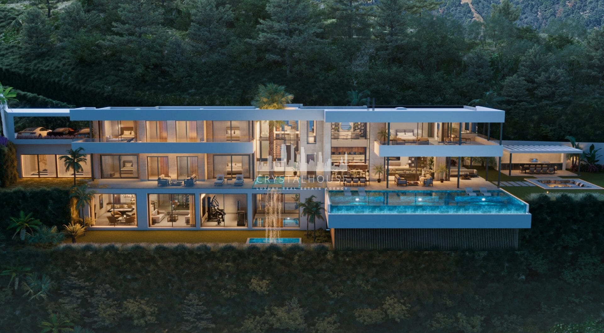 Położona w prestiżowej zamkniętej społeczności El Madroñal, Villa Hope oferuje niezrównane połączenie nowoczesnego luksusu i naturalnego piękna.