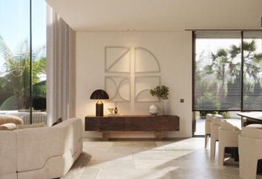 Ta zdumiewająca działka z projektem znajduje się w prestiżowej okolicy Nagüeles, gdzie gwarantowany jest spokój i bezpieczeństwo.