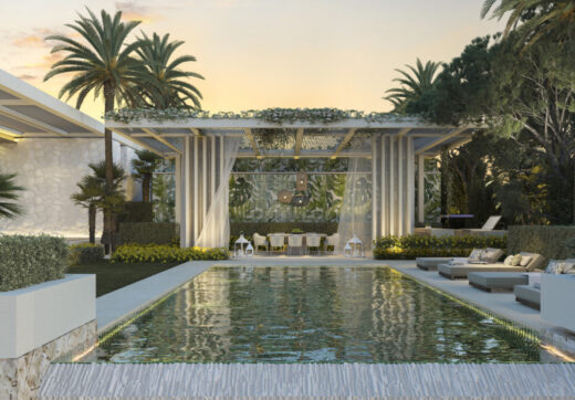 Ta niezwykła działka cieszy się prestiżową pozycją w sercu La Cerquilla, elitarnej dzielnicy mieszkalnej.