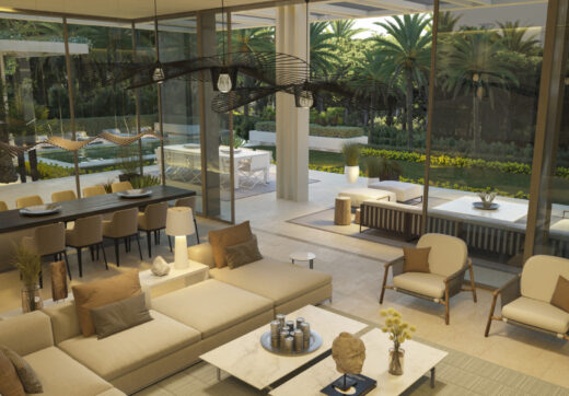 Ta niezwykła działka cieszy się prestiżową pozycją w sercu La Cerquilla, elitarnej dzielnicy mieszkalnej.