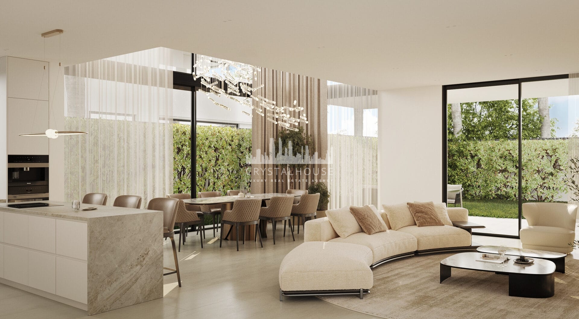 Ekskluzywne wille przy plaży we wschodniej Marbelli