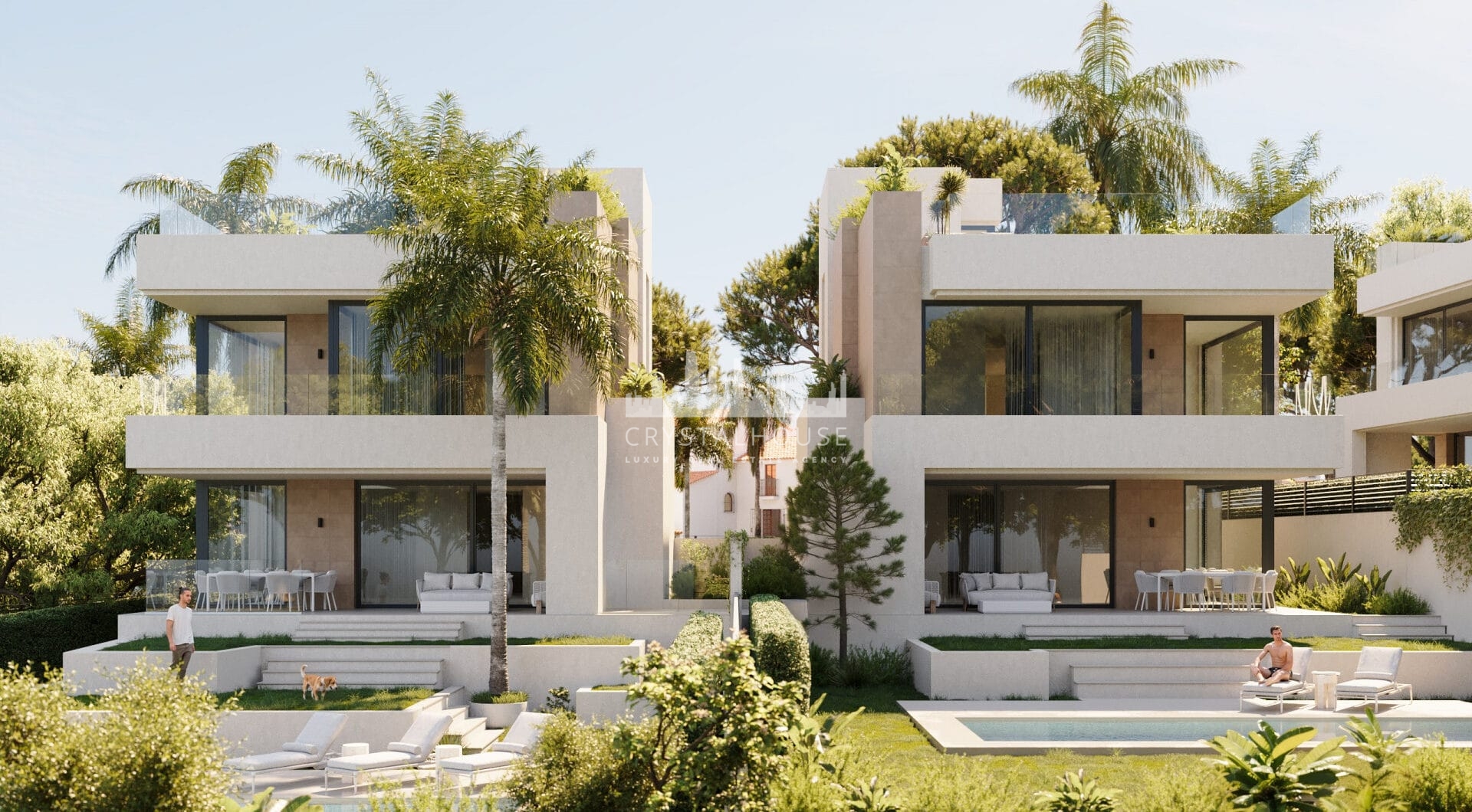 Ekskluzywne wille przy plaży we wschodniej Marbelli