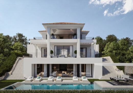 W samym sercu prestiżowej społeczności El Herrojo Alto znajduje się willa, która pięknie łączy tradycyjną andaluzyjską elegancję z nowoczesnym luksusem.