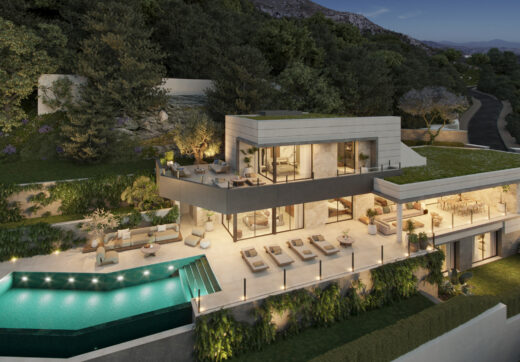 Współczesne wille wyposażone są w nowoczesne kuchnie wliczone w cenę, ale wybór ich wyposażenia należy do klienta w ramach procesu wykończenia. Posiadają one również okna od podłogi do sufitu oraz otwartą przestrzeń dzienną z naturalnym oświetleniem.