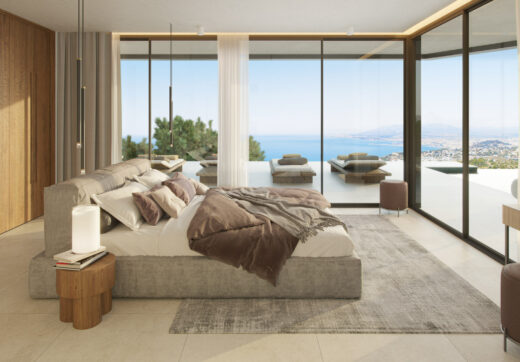 Współczesne wille wyposażone są w nowoczesne kuchnie wliczone w cenę, ale wybór ich wyposażenia należy do klienta w ramach procesu wykończenia. Posiadają one również okna od podłogi do sufitu oraz otwartą przestrzeń dzienną z naturalnym oświetleniem.