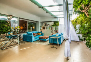 Stylowy, w pełni wyremontowany apartament na parterze w Las Lomas del Marbella Club, Złota Mila