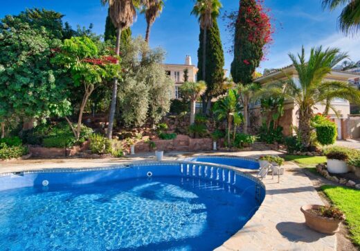 Luksusowa willa rodzinna z niezależnym domkiem gościnnym i widokiem na morze w Rincon de la Victoria