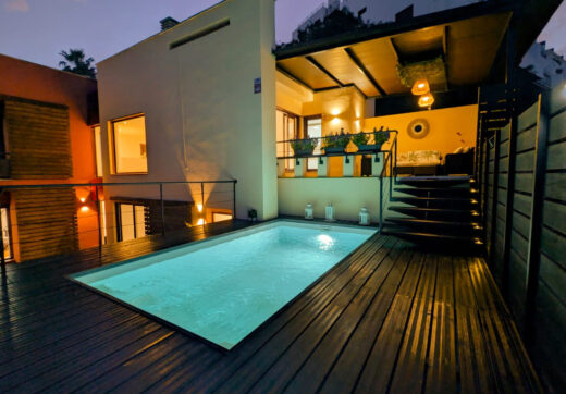 Przestronne East- Twarzą do trzech sypialni Villa z prywatnym basenem i apartamentem gościnnym w Benahavís