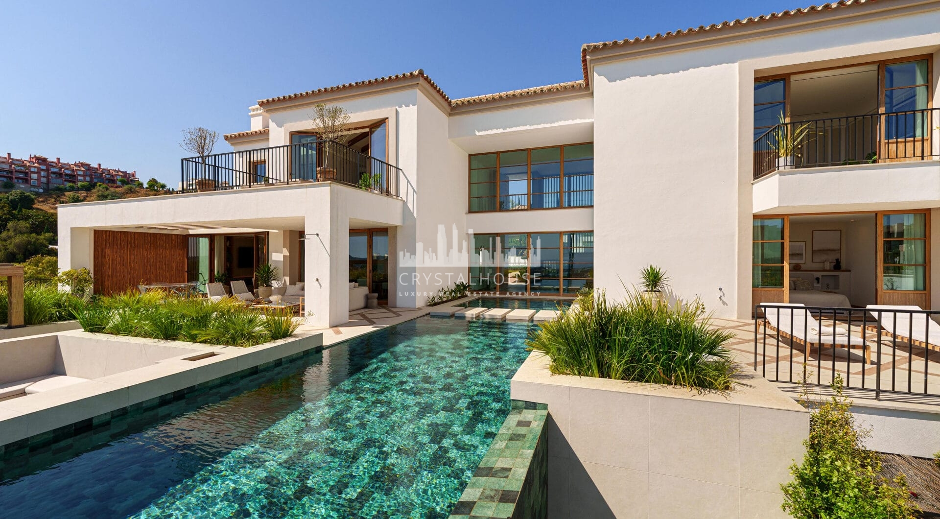 Villa Cina zajmuje uprzywilejowaną pozycję w The Hills, La Quinta