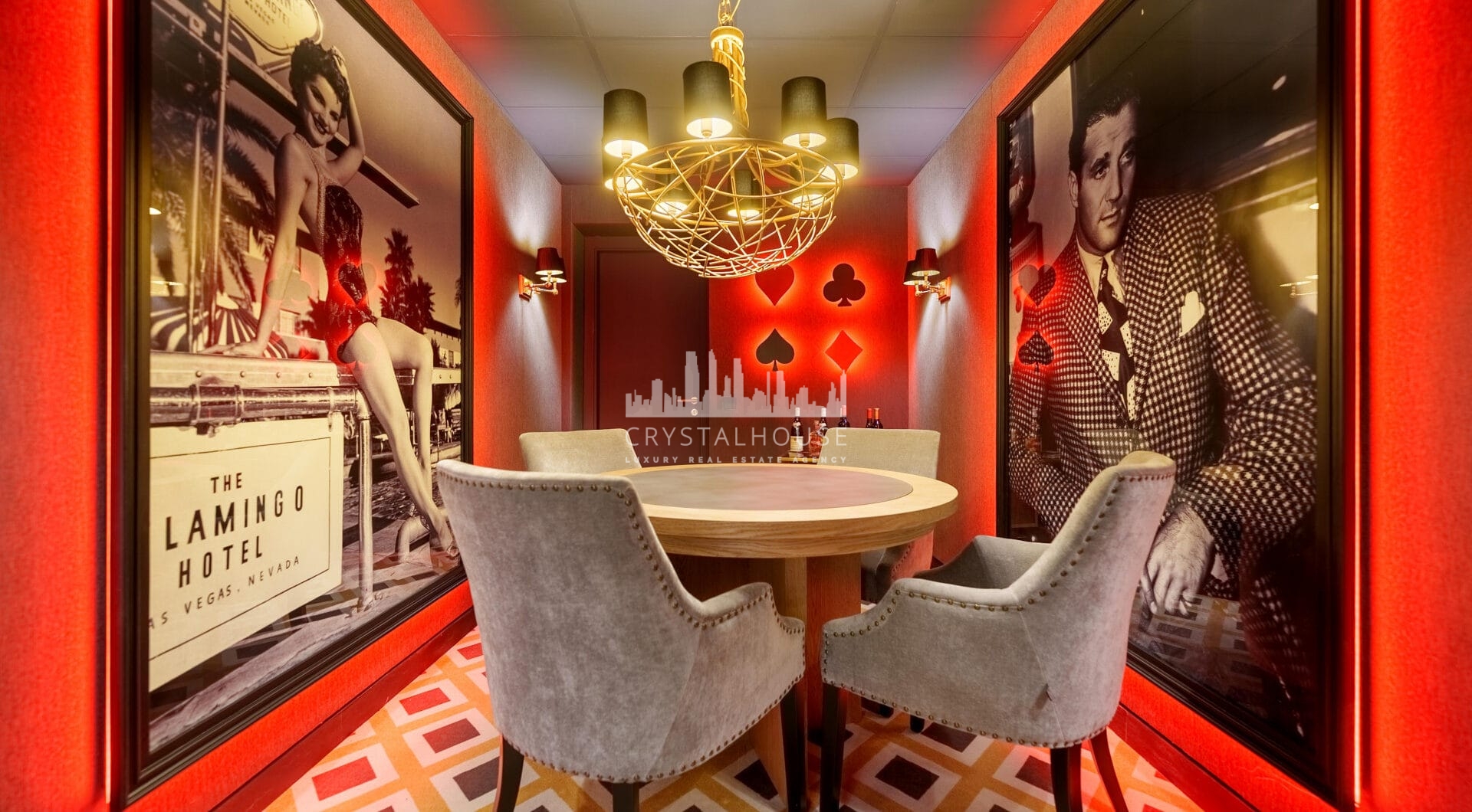 Villa Cina zajmuje uprzywilejowaną pozycję w The Hills, La Quinta