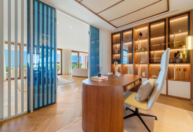 Villa Cina zajmuje uprzywilejowaną pozycję w The Hills, La Quinta