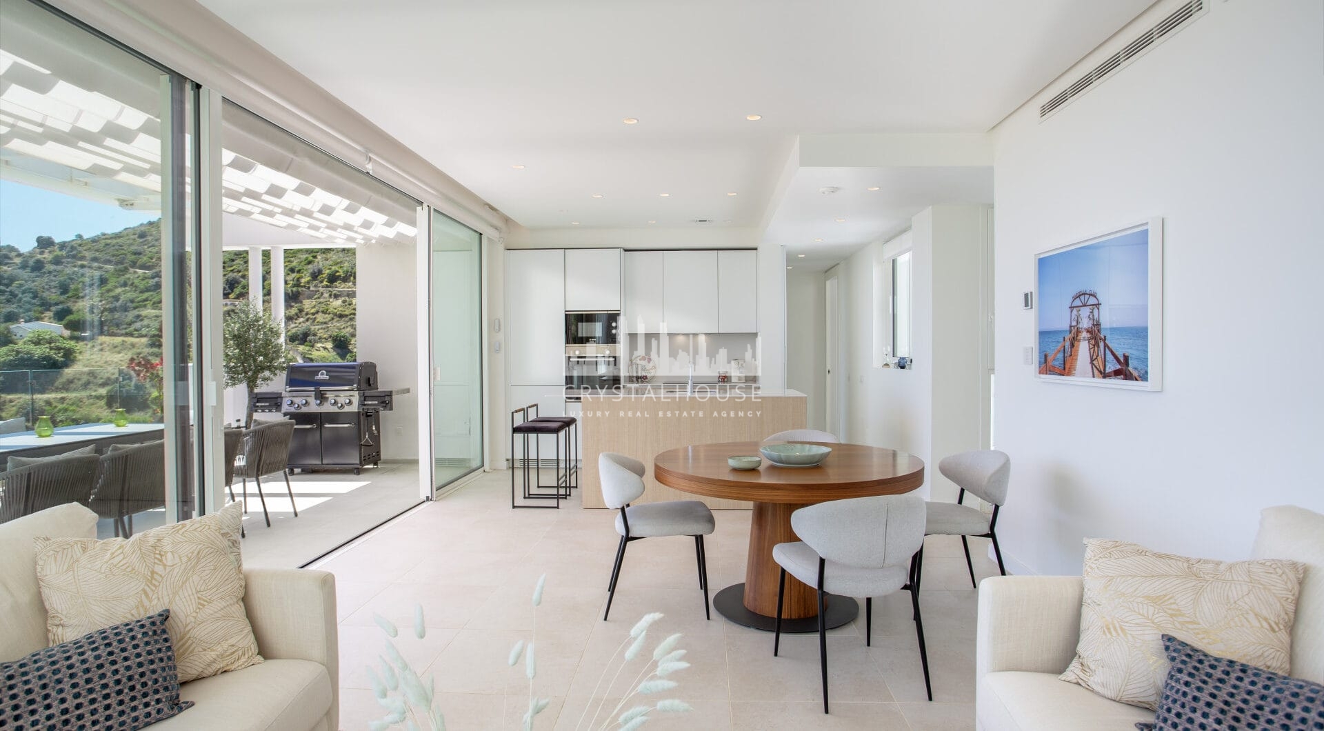 Nowoczesny penthouse z widokiem na morze i góry w Palo Alto