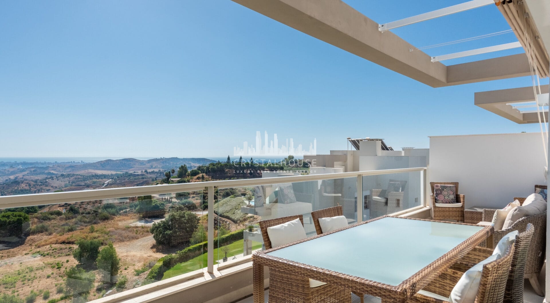 Nowoczesny penthouse z 3 sypialniami i panoramicznym widokiem w La Cala Golf, Mijas Costa
