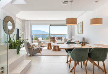 Nowoczesny penthouse z 3 sypialniami i panoramicznym widokiem w La Cala Golf, Mijas Costa