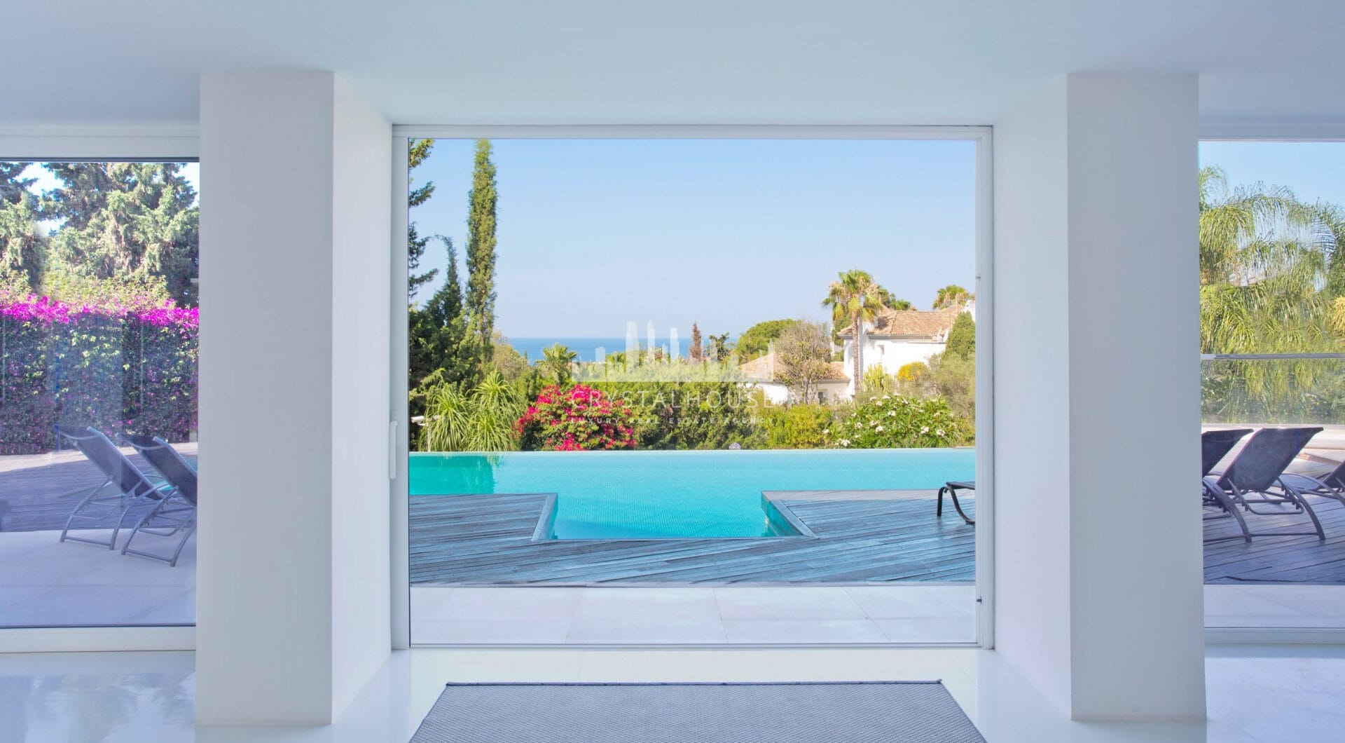 Nowoczesna, luksusowa willa z 7 sypialniami i panoramicznym widokiem na morze w Hacienda Las Chapas