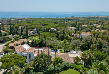 Nowoczesna, luksusowa willa z 7 sypialniami i panoramicznym widokiem na morze w Hacienda Las Chapas