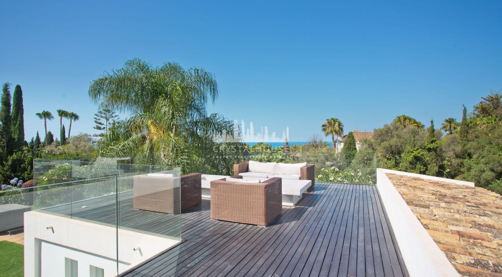 Nowoczesna, luksusowa willa z 7 sypialniami i panoramicznym widokiem na morze w Hacienda Las Chapas