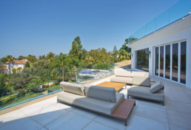 Nowoczesna, luksusowa willa z 7 sypialniami i panoramicznym widokiem na morze w Hacienda Las Chapas