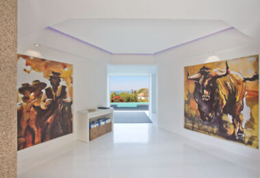 Nowoczesna, luksusowa willa z 7 sypialniami i panoramicznym widokiem na morze w Hacienda Las Chapas