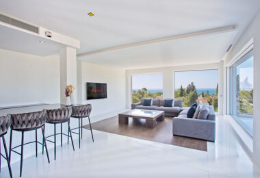 Nowoczesna, luksusowa willa z 7 sypialniami i panoramicznym widokiem na morze w Hacienda Las Chapas