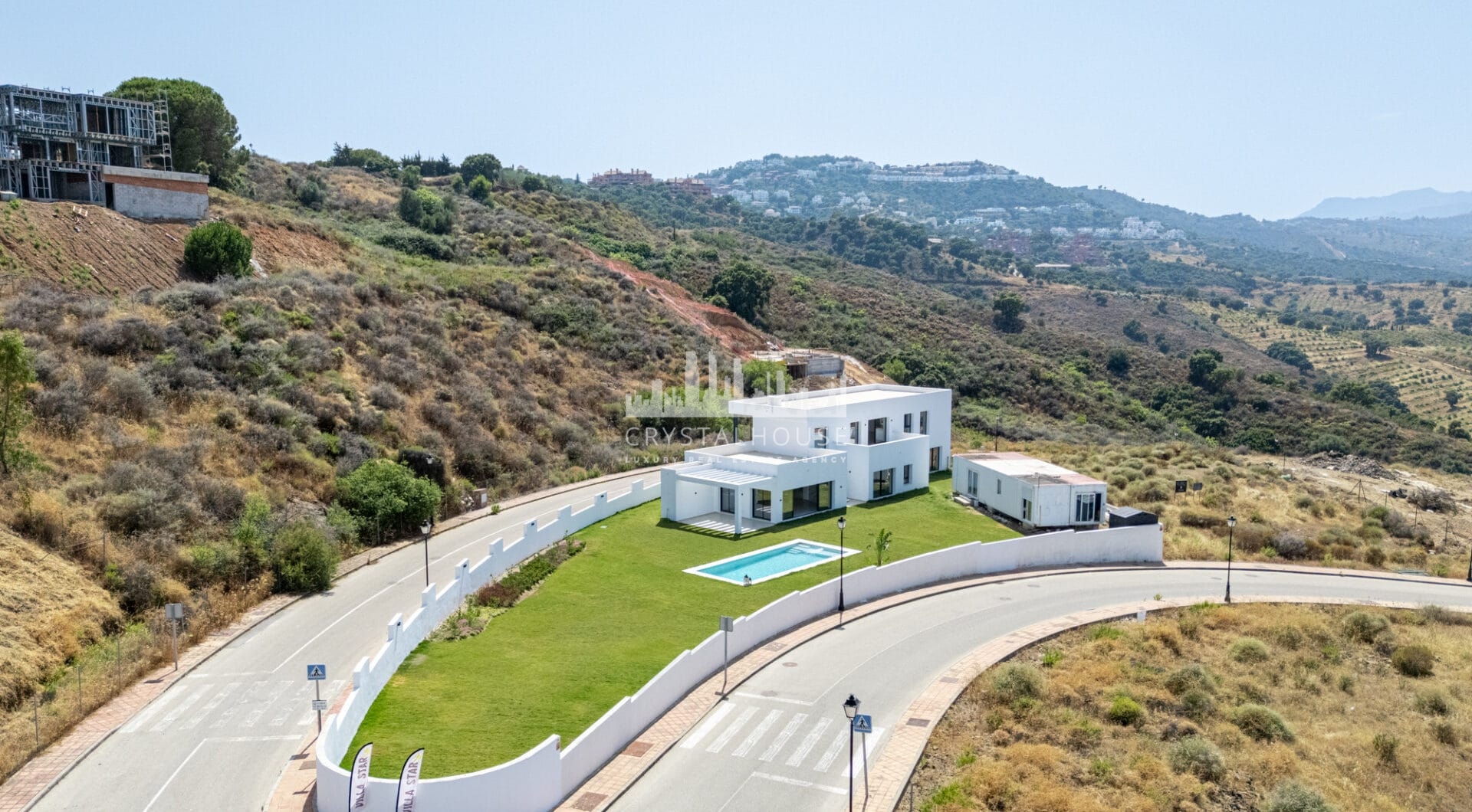 Nowoczesna willa z widokiem na góry w La Cala Golf, Mijas