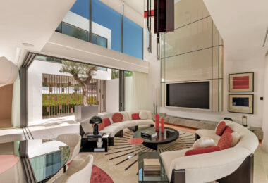 Nowoczesna willa z 4 sypialniami, kinem na dachu i widokiem na morze