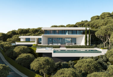 Villa Pine Crest  Nowoczesny dom z 6 sypialniami położony na wzgórzu z widokiem na las