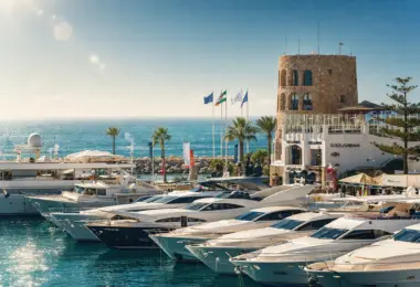 Apartment for sale Marbella Spain – Puerto Banús marina with luxury yachts, Mediterranean sea view and exclusive Marbella lifestyle