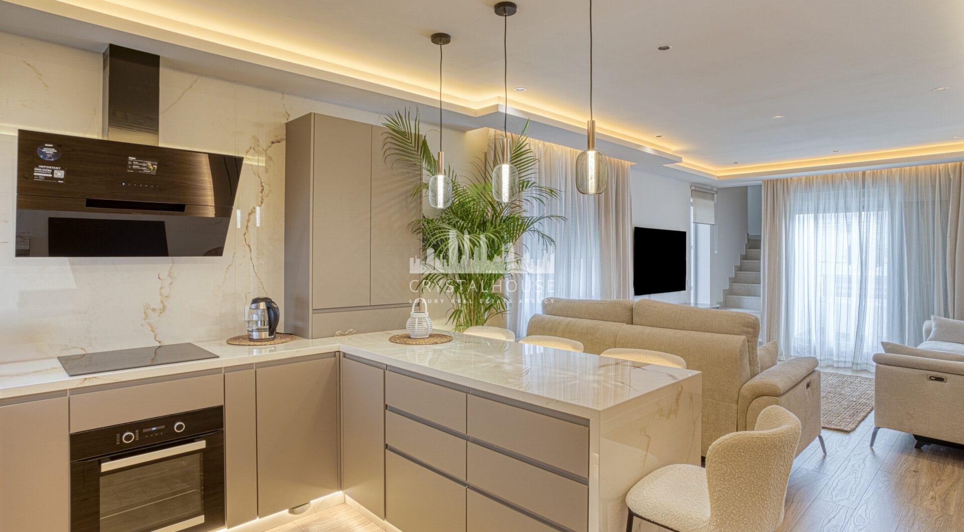 Fantastyczny apartament dwupoziomowy z solarium z widokiem na zachód słońca w La Cala Golf Resort, Mijas Costa