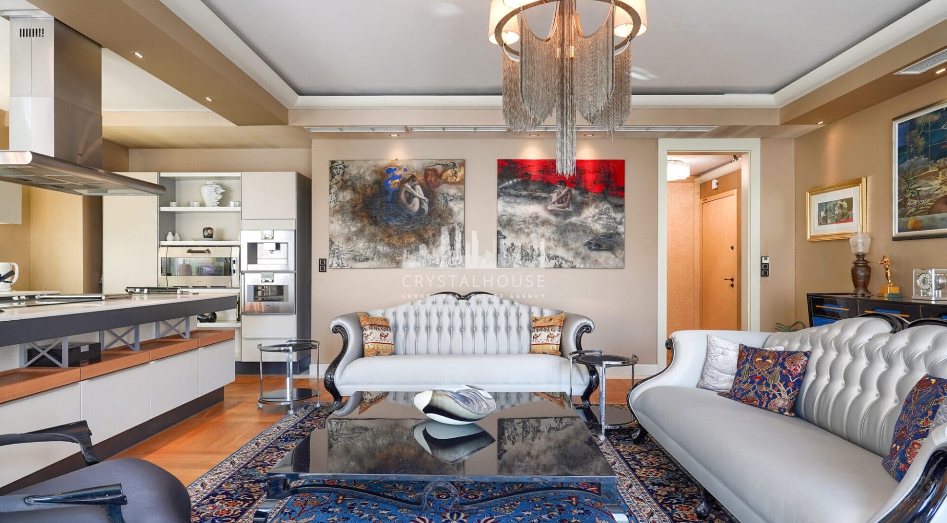 Salon w apartamencie klasy premium