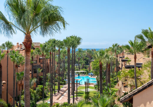 Niesamowity taras solarium z widokiem na morze i góry – Apartament typu penthouse przy plaży w Bahía Alcántara