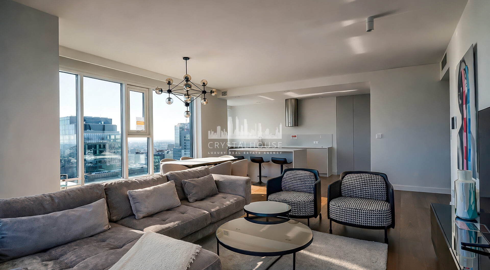 APARTAMENT ZE SPEKTAKULARNYM WIDOKIEM NA WARSZAWĘ