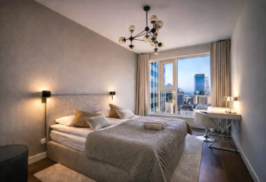 APARTAMENT ZE SPEKTAKULARNYM WIDOKIEM NA WARSZAWĘ