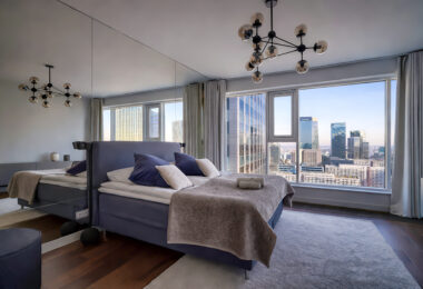 APARTAMENT ZE SPEKTAKULARNYM WIDOKIEM NA WARSZAWĘ