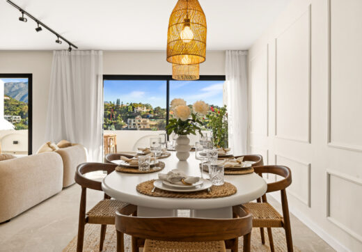 Elegancki, Odnowiony Apartament z Panoramicznym Widokiem na Golf, Morze i La Concha