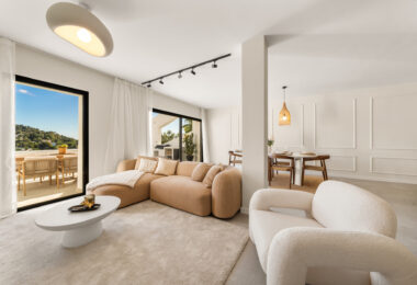 Elegancki, Odnowiony Apartament z Panoramicznym Widokiem na Golf, Morze i La Concha