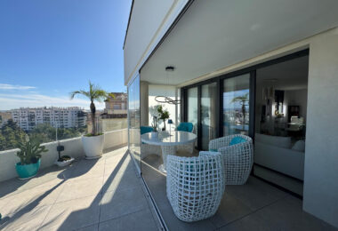 Spektakularny, nowoczesny penthouse z panoramicznym widokiem na morze i góry — Estepona Centrum