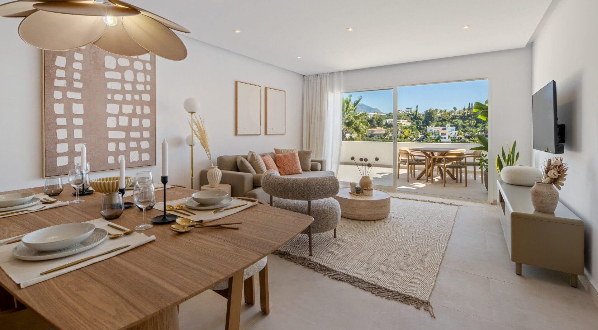 Stylowe Dwupokojowe Mieszkanie w Mirador La Quinta