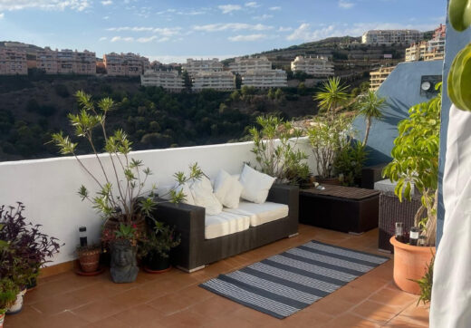 Penthouse z panoramicznym widokiem na morze &amp; 150m ² taras - Costa del Sol